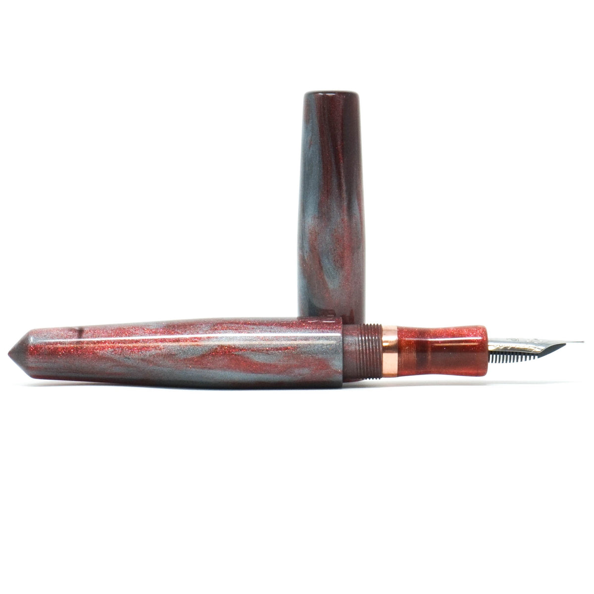 Red Planet 2 Glenwood Loft Bespoke Fountain Pen JoWo/Bock #6