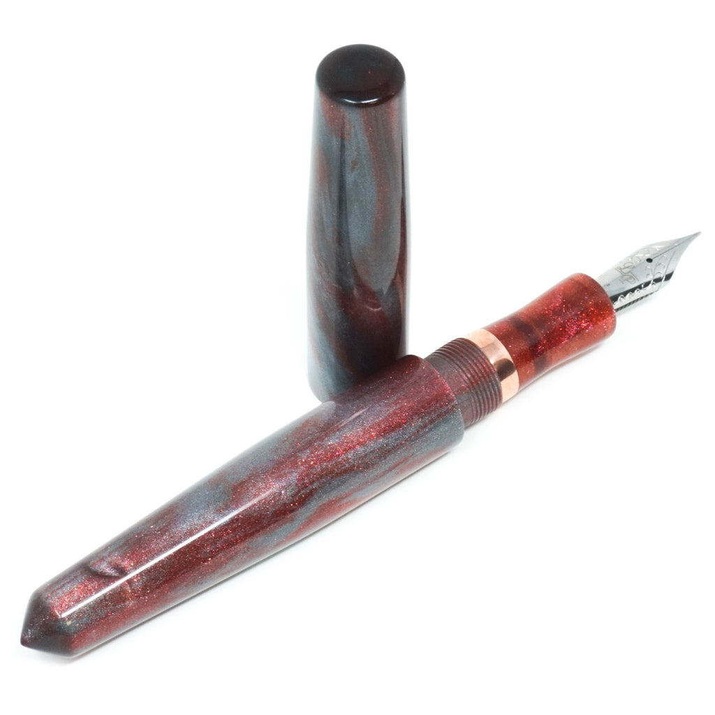 Red Planet 2 Glenwood Loft Bespoke Fountain Pen JoWo/Bock #6