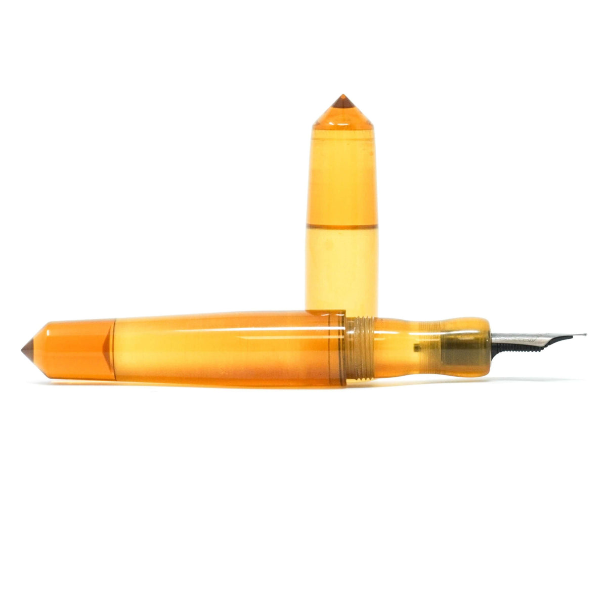 Ultem Spreadbury XL Super Custom #8 Loft Bespoke Fountain Pen - Bock #8 (NO NIB)
