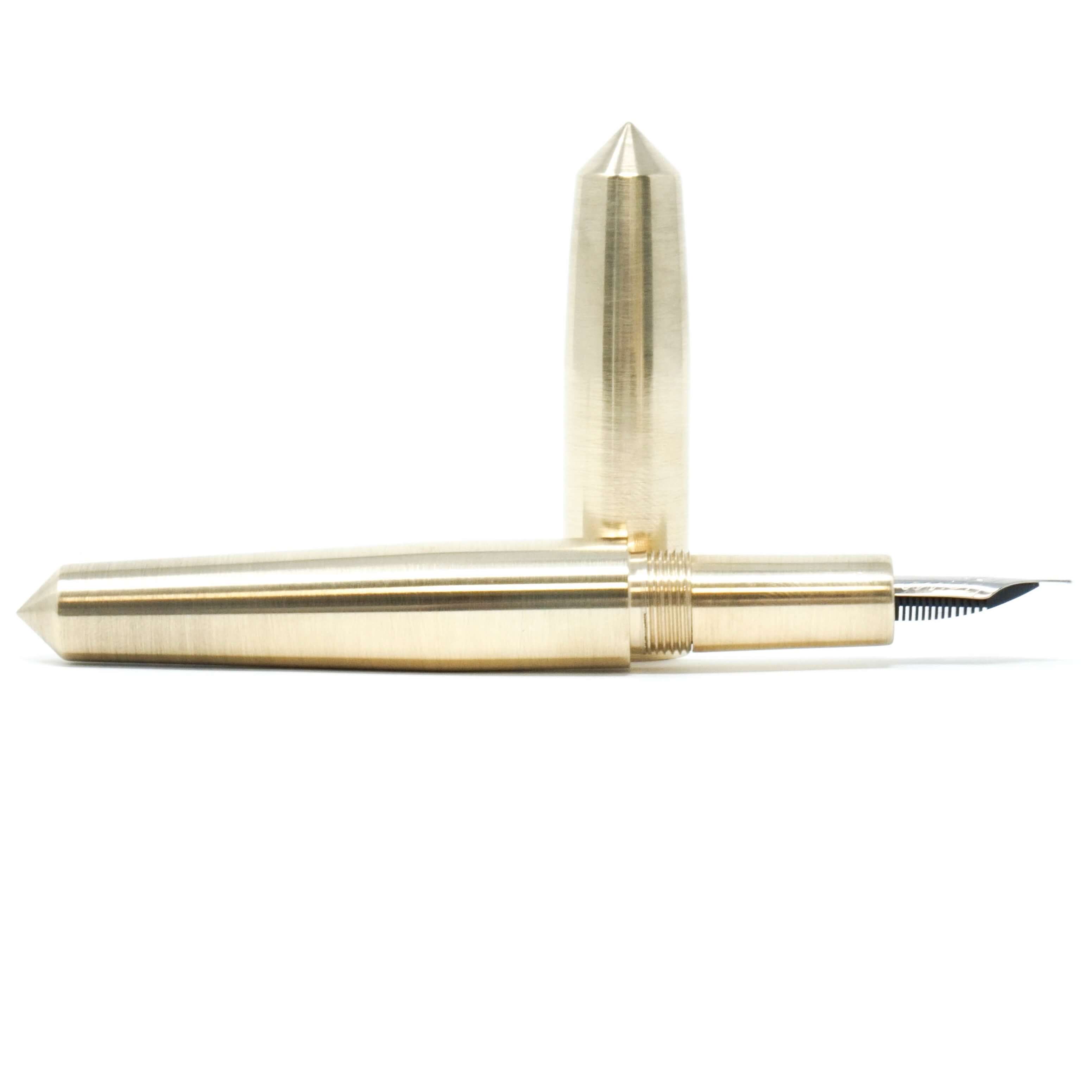 Brass ('Gold') Spreadbury Loft Bespoke Fountain Pen JoWo/Bock #6