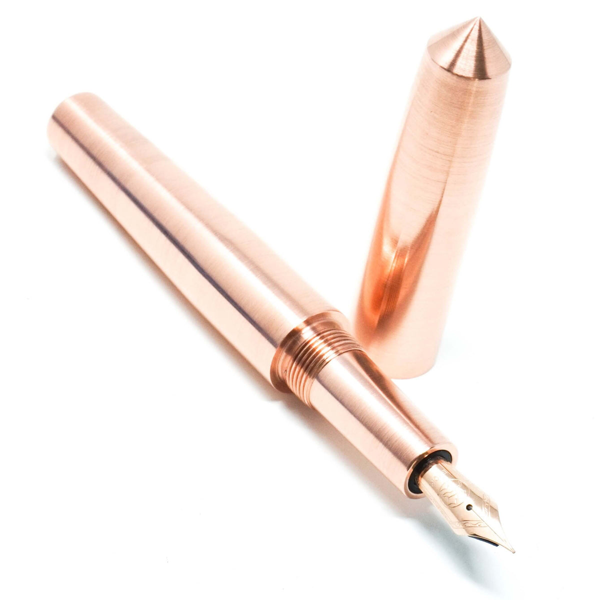 Copper ('Rose Gold') Spreadbury Loft Bespoke Fountain Pen JoWo/Bock #6