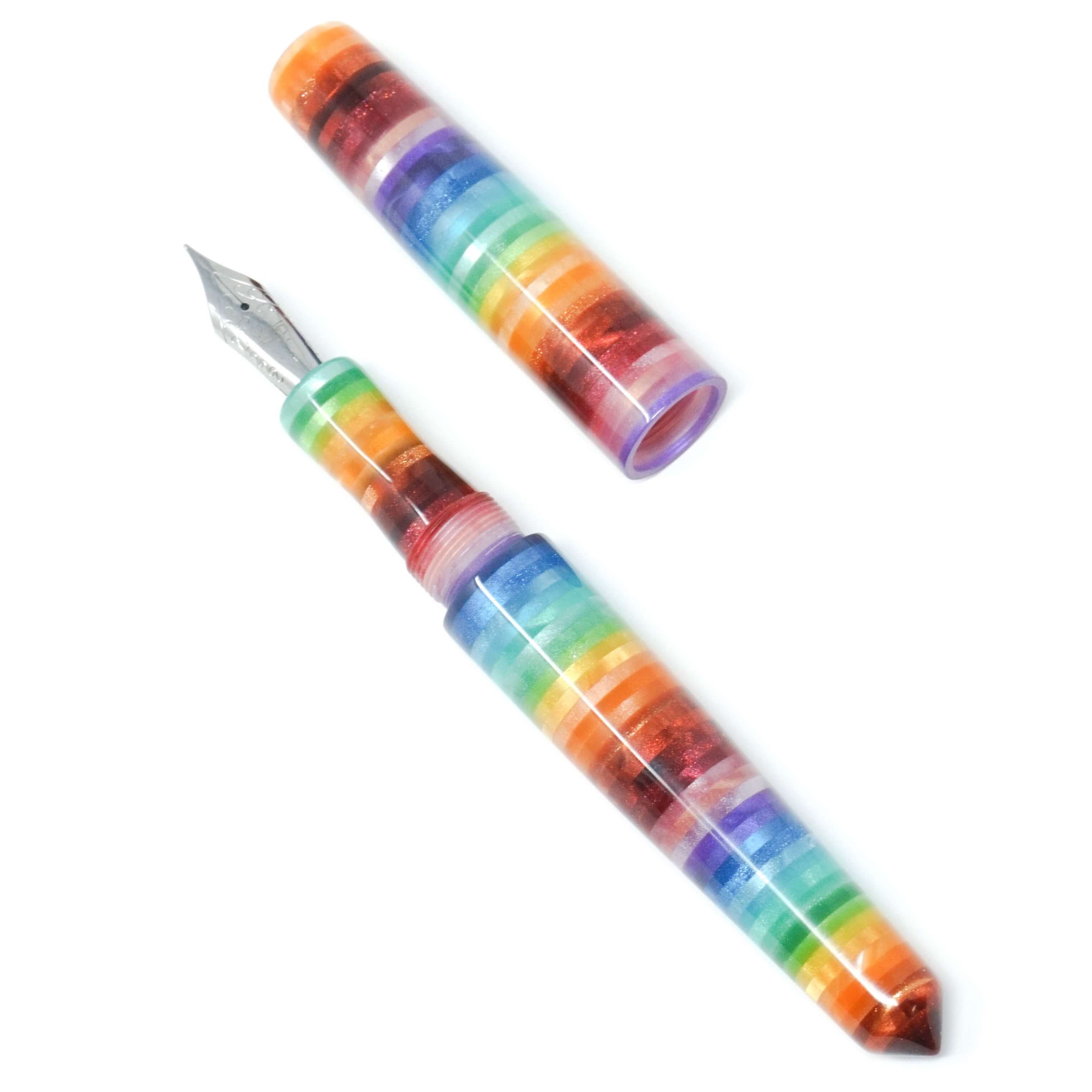 Jelly Bean Glenwood Rainbow Loft Bespoke Fountain Pen JoWo/Bock #6