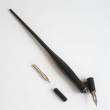 Load image into Gallery viewer, SpeedBall 9455 Hybrid (Oblique/Straight) Pen Holder + Zebra G Nibs