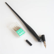 Load image into Gallery viewer, SpeedBall 9455 Hybrid (Oblique/Straight) Pen Holder + Zebra G Nibs