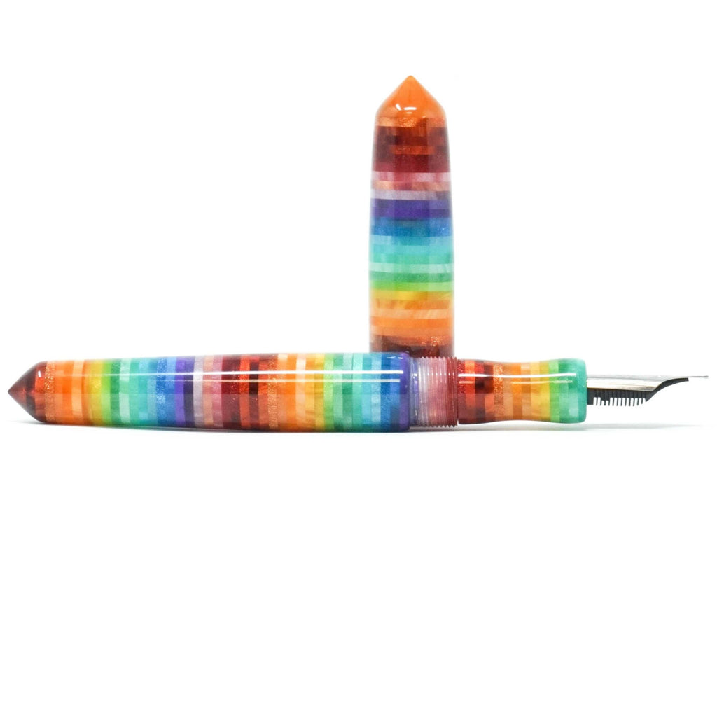 Jelly Bean 2 Kingsbury Rainbow Loft Bespoke Fountain Pen JoWo/Bock #6