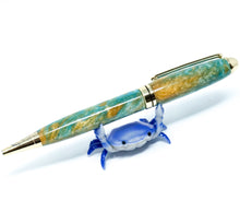 Load image into Gallery viewer, Crab Pen Holder for Desk - Fountain Pen, Pencil, or Ballpoint Pen