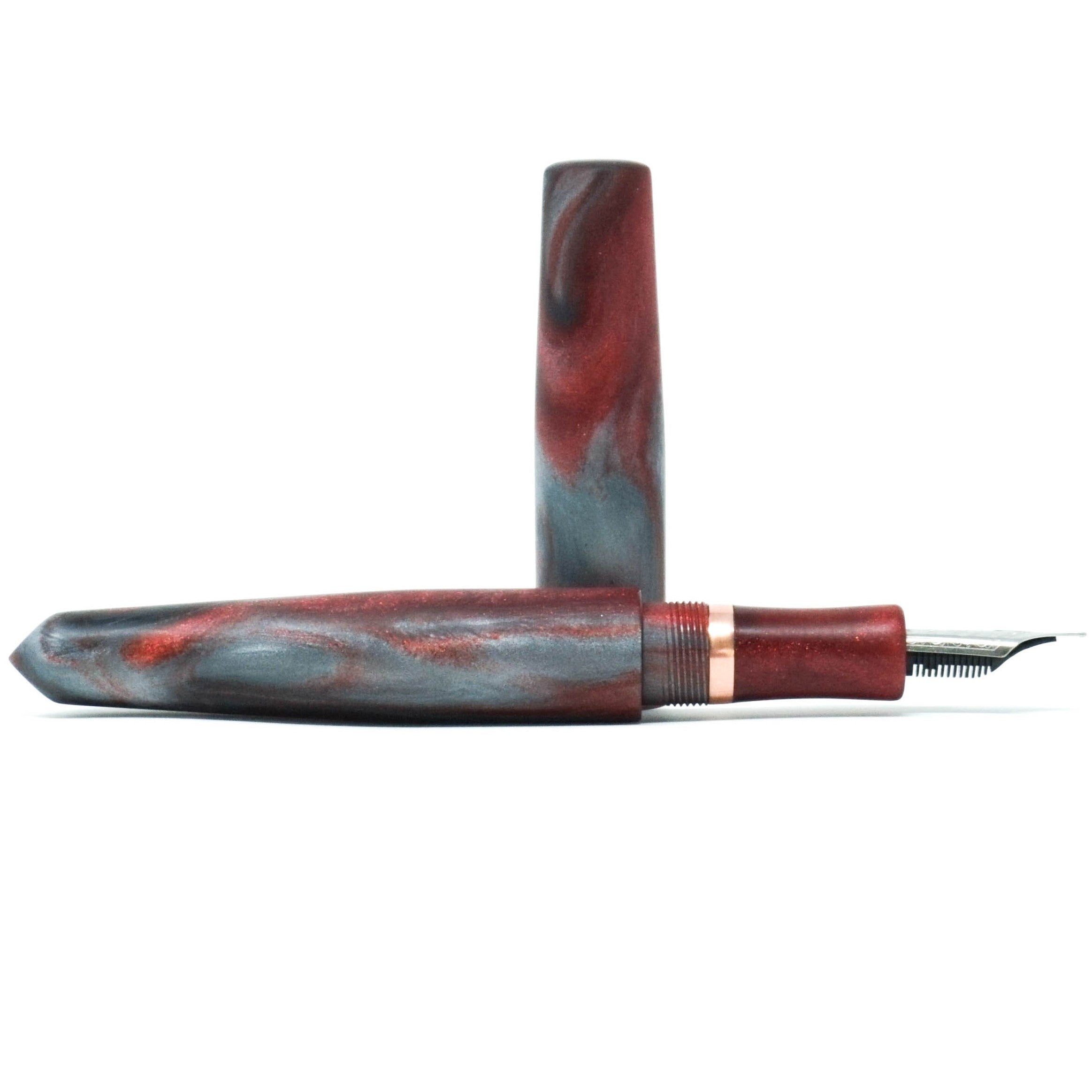 Red Planet Glenwood Loft Bespoke Fountain Pen JoWo/Bock #6